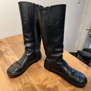 The Drifter Vera Boots – Matte Black Leather | Vibram Sole | Fits US 10.5–11